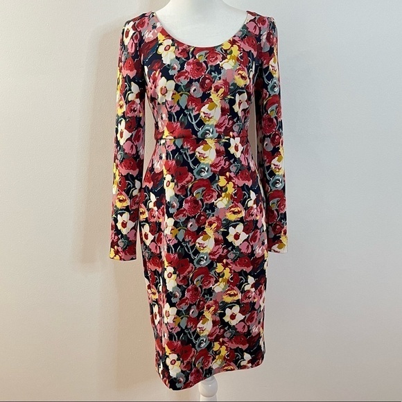 BETSY JOHNSON Long Sleeve Floral Dress - Picture 5 of 9